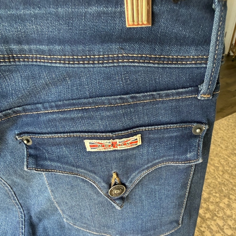 Hudson Collin Midrise Skinny Jeans 29 REVL Stretch Denim - Picture 7 of 7